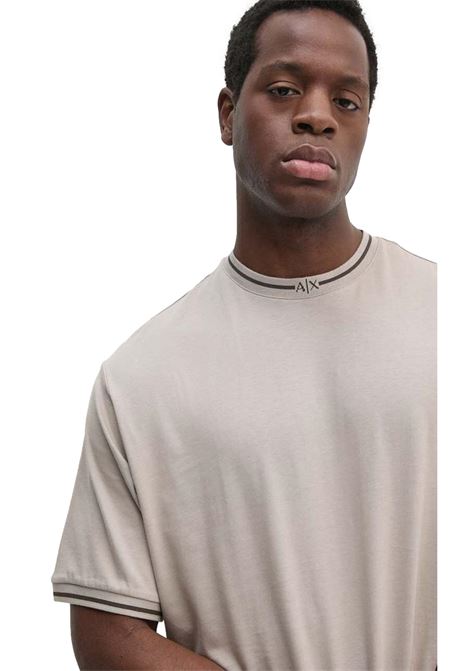 T-shirt con profili logati ARMANI EXCHANGE | T-shirt | 6DZTHX ZJ9JZ4793